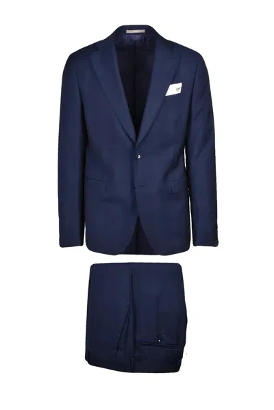 Paoloni Men's Classic Suit - Blue