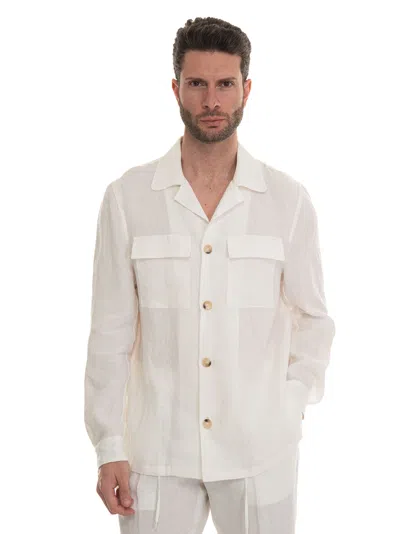 Paoloni Overshirt In White