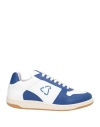 Pàp Man Sneakers Blue Size 9 Textile Fibers, Leather