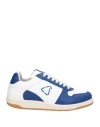 Pàp Man Sneakers Blue Size 9 Textile Fibers, Leather In Multi