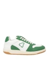 Pàp Woman Sneakers Green Size 9 Textile Fibers