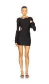 Papa Don't Preach X Revolve Mini Dress In Black