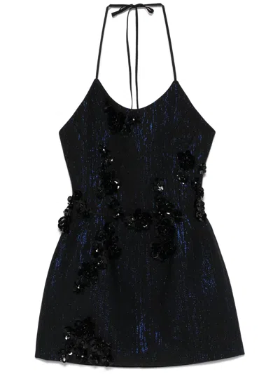 Papa Oppong Apuskeleke Mini Dress In Black
