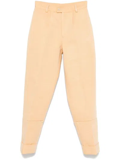PAPA OPPONG ORANGE TAPERED TROUSERS