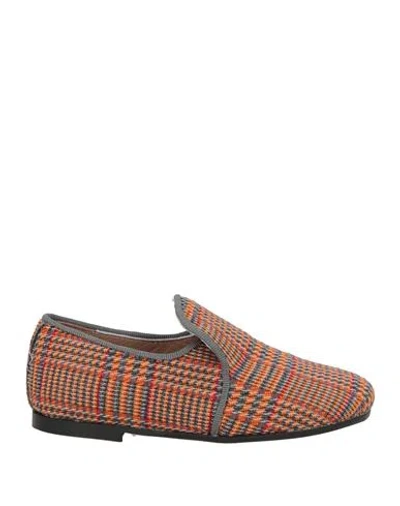 Papanatas By Eli Babies'  Toddler Girl Loafers Orange Size 10c Textile Fibers