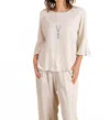 Paparazzi Petal Sleeve Pull-over Top In Oatmeal In Neutral
