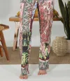 Paparazzi Tropical Pull-on Elastic Waist Pant W/pockets