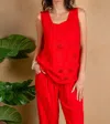 Paparazzi Viscose Tank Top In Red