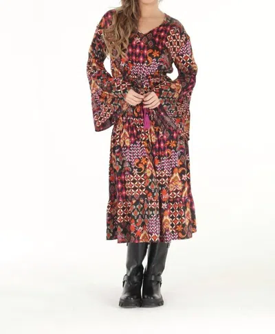 Paparazzi Women's Maxi Dress In Fuchsia In Multi