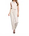 Paparazzi Women's Slub Jumpsuit In Khaki In Neutral