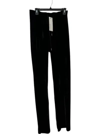 Paparazzi Women's Velvet Pants In Black