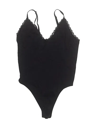 Pre-owned Papaya Bodysuit In Black