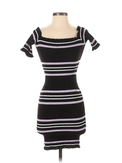 Pre-owned Papaya Casual Dress In Black