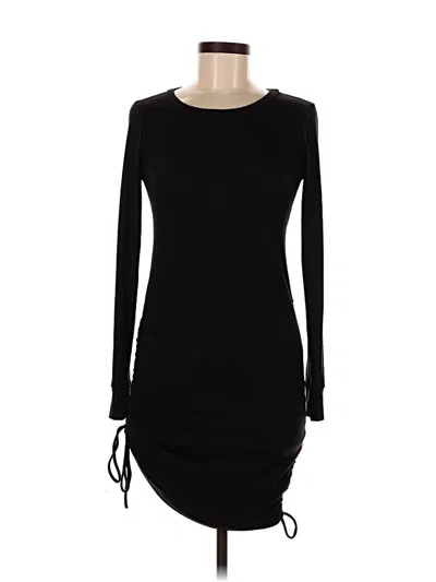 Pre-owned Papaya Casual Dress In Black