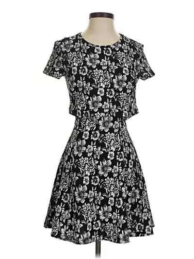 Pre-owned Papaya Casual Dress In Black