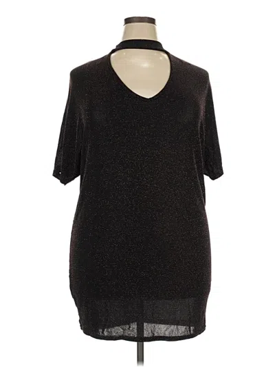 Pre-owned Papaya Casual Dress In Black