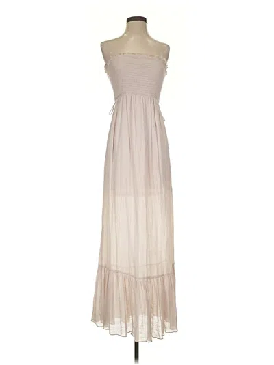 Pre-owned Papaya Casual Dress In Brown