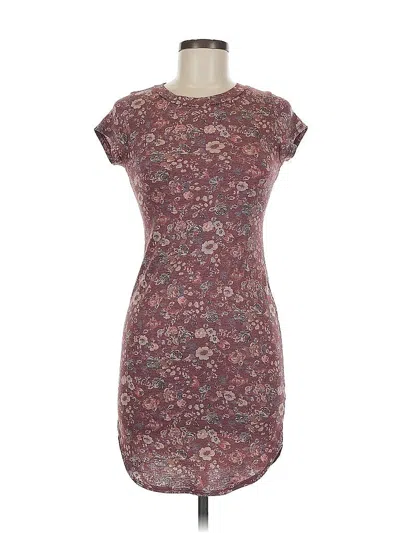 Pre-owned Papaya Casual Dress In Burgundy