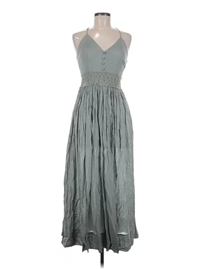 Pre-owned Papaya Casual Dress In Gray