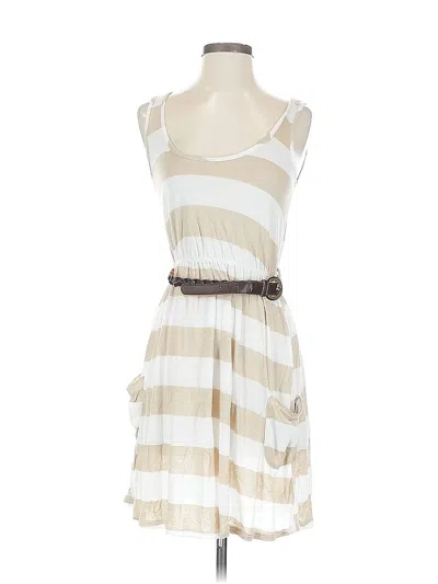 Pre-owned Papaya Casual Dress In White