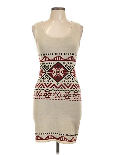 Pre-owned Papaya Casual Dress In White