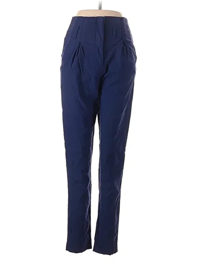 Pre-owned Papaya Casual Pants In Blue
