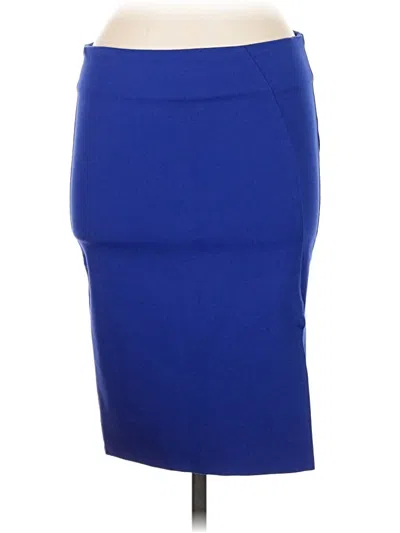 Pre-owned Papaya Casual Skirt In Blue