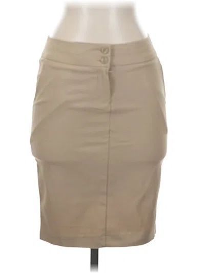 Pre-owned Papaya Casual Skirt In Brown