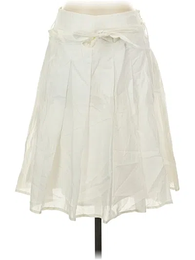 Pre-owned Papaya Casual Skirt In Ivory