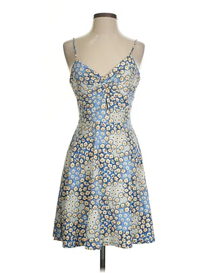 Pre-owned Papaya Cocktail Dress In Blue