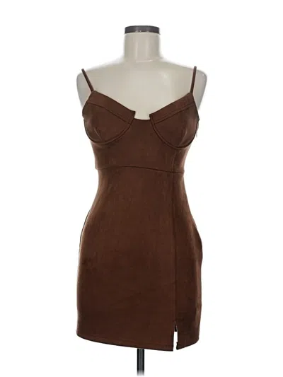 Pre-owned Papaya Cocktail Dress In Brown