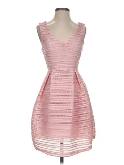 Pre-owned Papaya Cocktail Dress In Pink