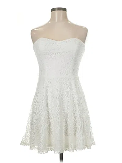 Pre-owned Papaya Cocktail Dress In White