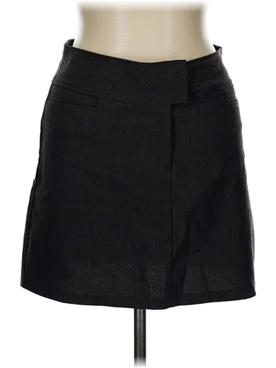 Pre-owned Papaya Formal Skirt In Black