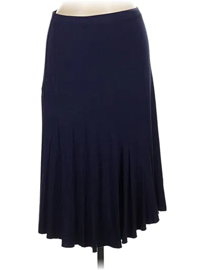 Pre-owned Papaya Formal Skirt In Blue