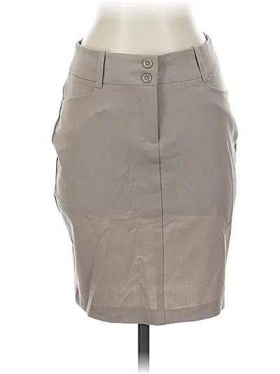 Pre-owned Papaya Formal Skirt In Brown