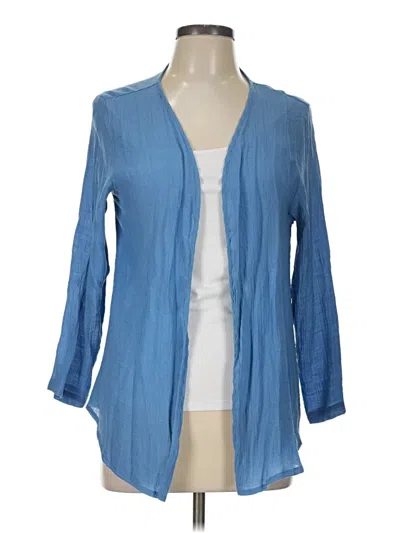 Pre-owned Papaya Kimono In Blue