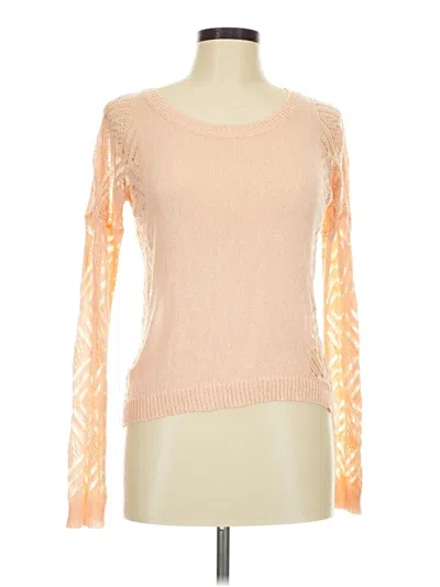 Pre-owned Papaya Long Sleeve Top Orange Boatneck Tops
