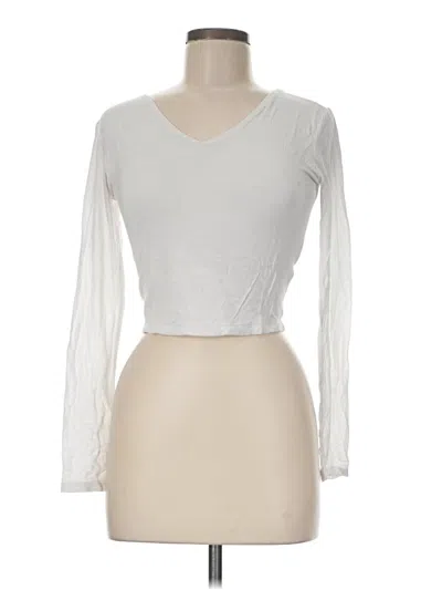 Pre-owned Papaya Long Sleeve T-shirt In White