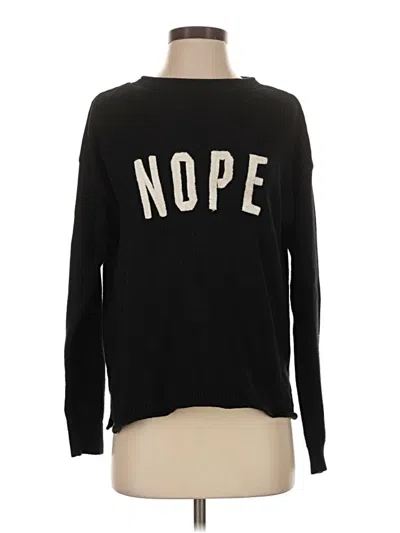 Pre-owned Papaya Pullover Sweater In Black