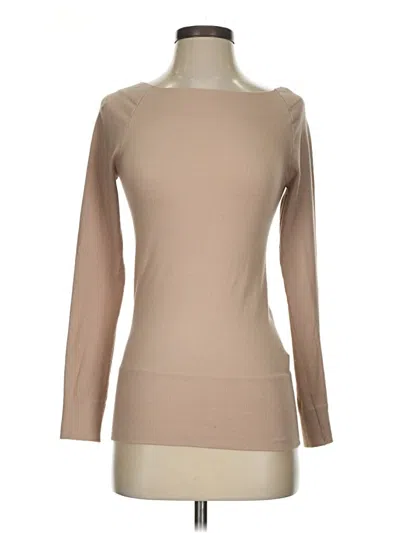 Pre-owned Papaya Pullover Sweater In Tan