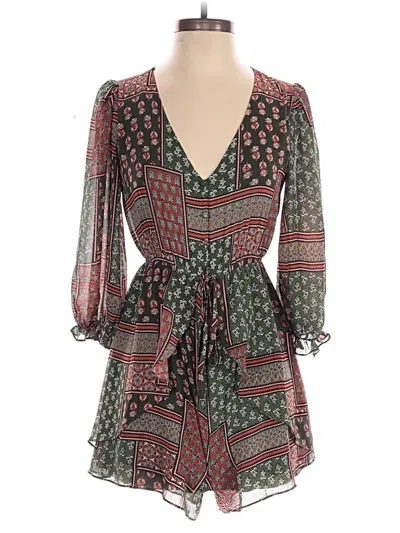 Pre-owned Papaya Romper In Green