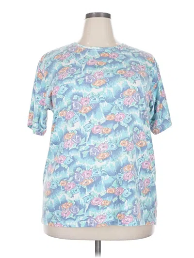 Pre-owned Papaya Short Sleeve T-shirt In Blue