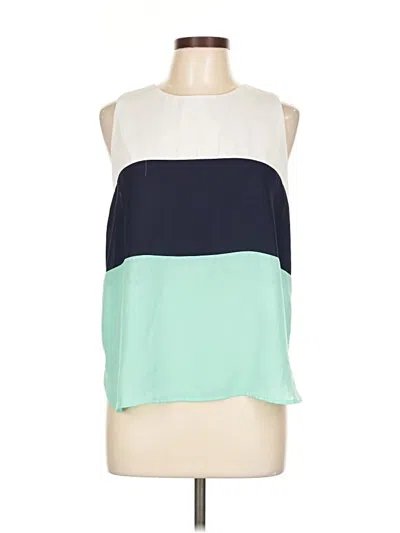Pre-owned Papaya Sleeveless Blouse In Blue