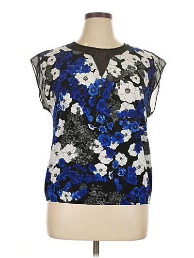 Pre-owned Papaya Sleeveless Blouse In Blue