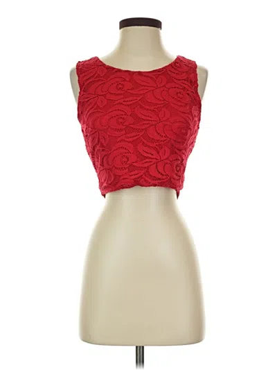 Pre-owned Papaya Sleeveless Blouse In Red