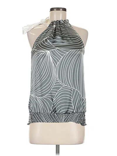 Pre-owned Papaya Sleeveless Blouse In Silver