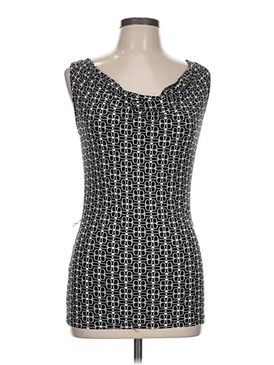 Pre-owned Papaya Sleeveless Top Black Strapless Neckline Tops