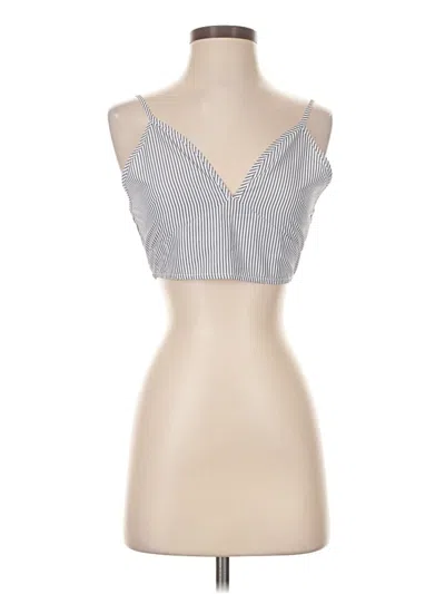 Pre-owned Papaya Sleeveless Top Silver Sweetheart Neckline Tops