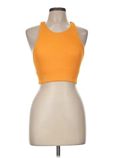 Pre-owned Papaya Tank Top Orange Halter Neckline Tops